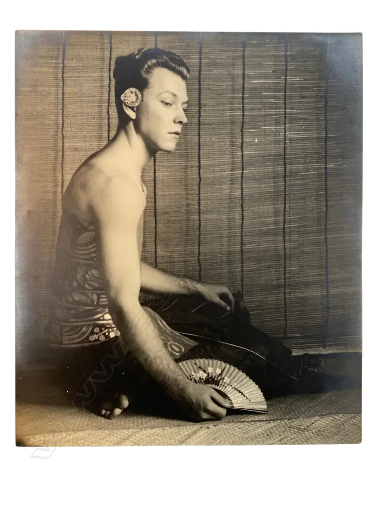 Theo Schoon (1915-85) 'Self-portrait in Balinese costume', Image 1++